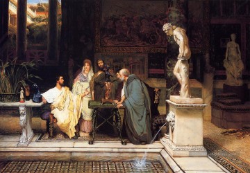 Un Roman Art Lover2 Romantique Sir Lawrence Alma Tadema Peinture à l'huile